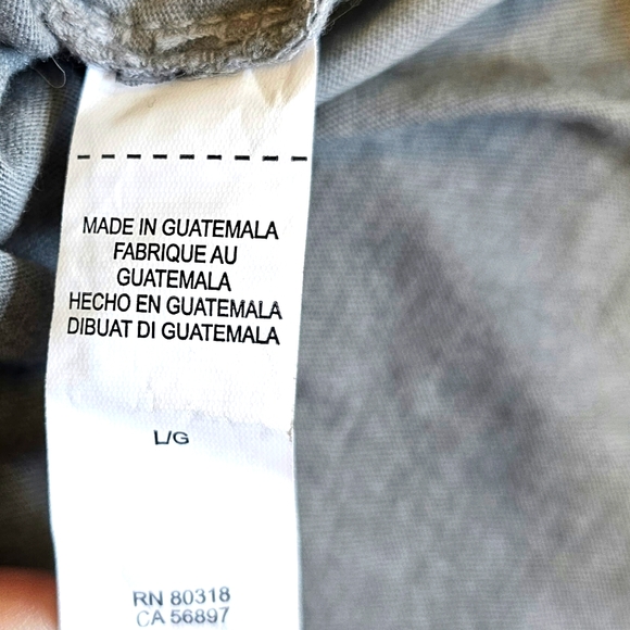 Lucky Brand Jack Daniel's Tennessee Whiskey Gray Studded Short Sleeve Tee Top - Picture 8 of 9